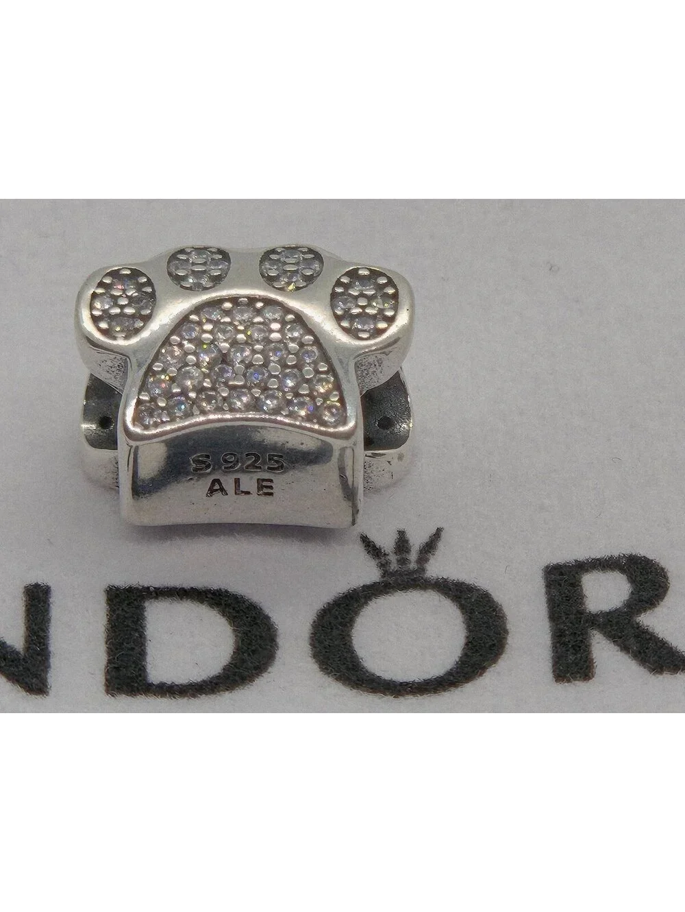 Pandora charm s925 ale silver pawprint